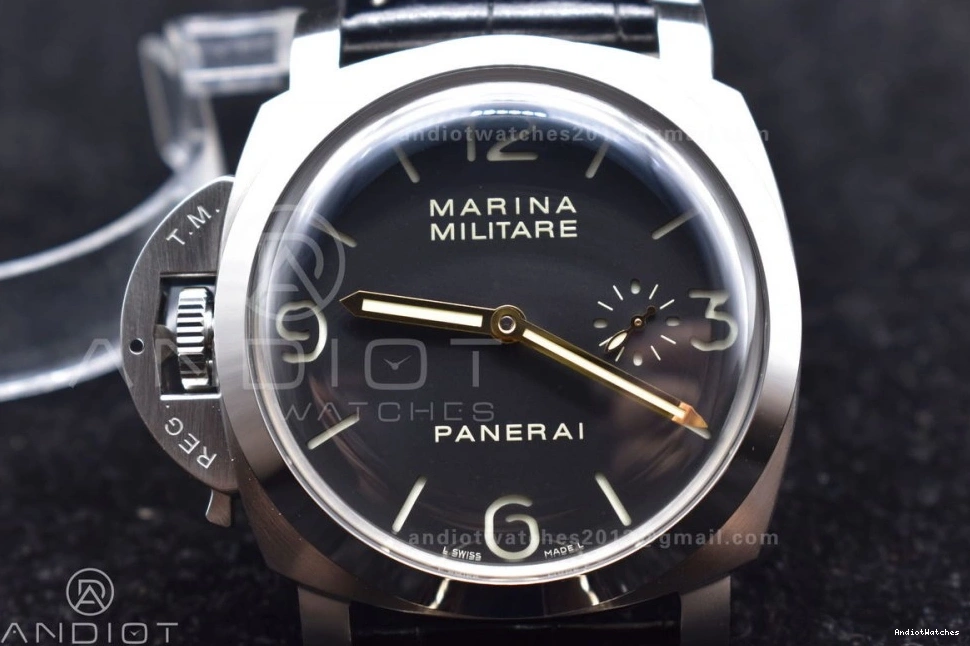 Strap with Superlumed Edition XF H Leather Trendy A6497 1:1 Dial Y-Incabloc PAM217 993 Black Best on 1119